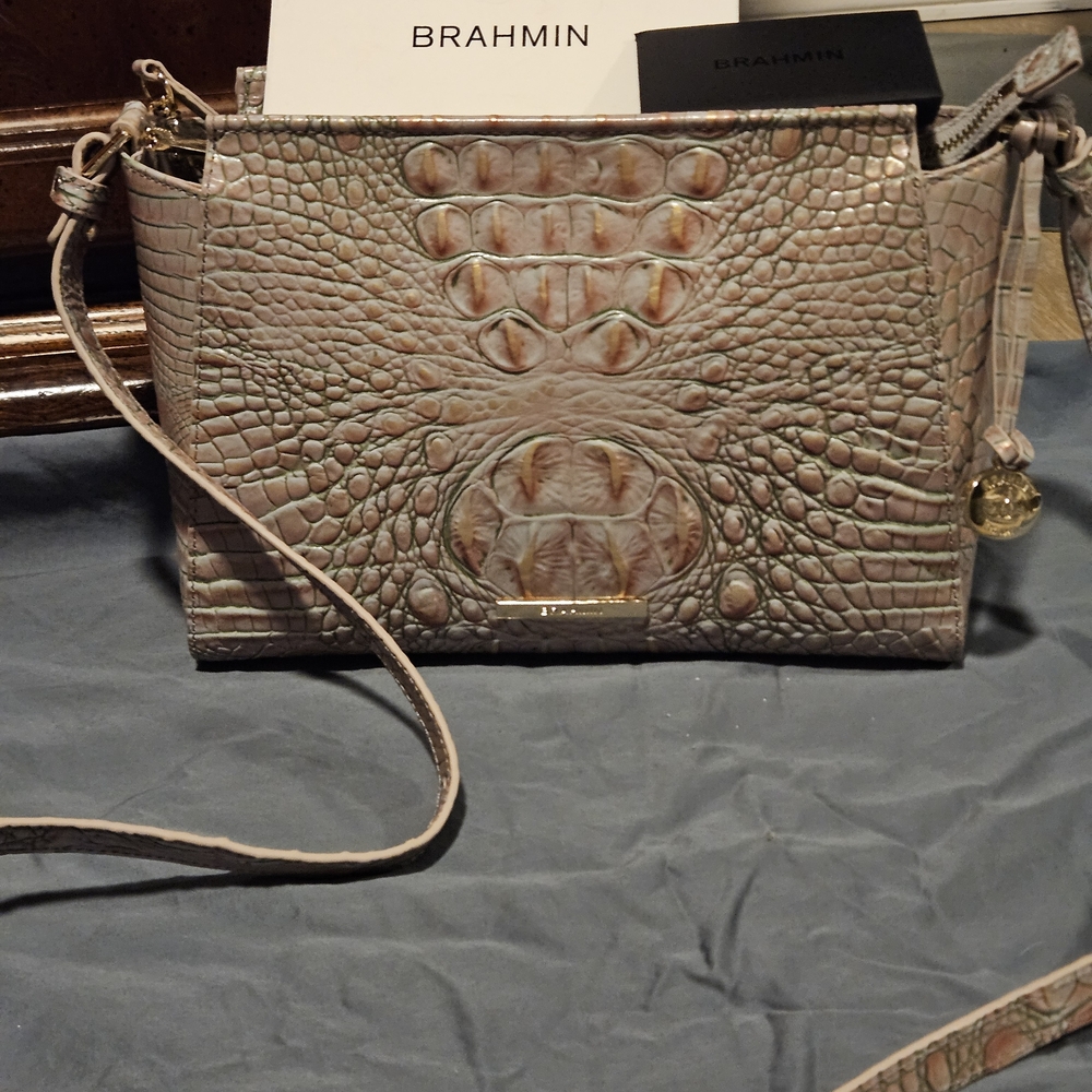 Brahmin Hilary Leather Crossbody